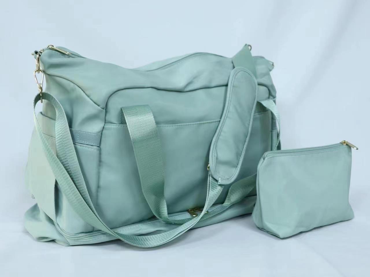 green waterproof women gym duffel bag,custom,front