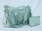 green waterproof women gym duffel bag,custom,front