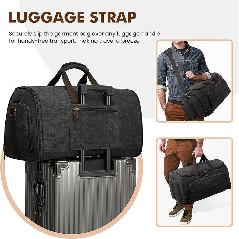 black men hanging garment bag,custom,model display 02