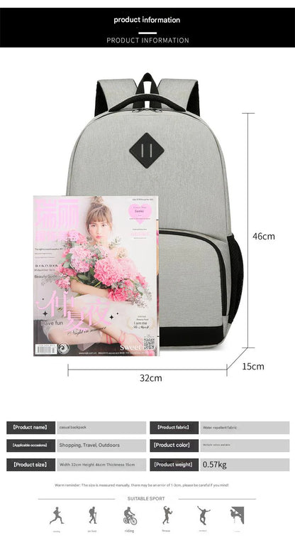 gray fanlosn waterproof insulated laptop backpack,custom,dimensions