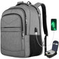gray fanlosn large usb laptop backpack,custom,side