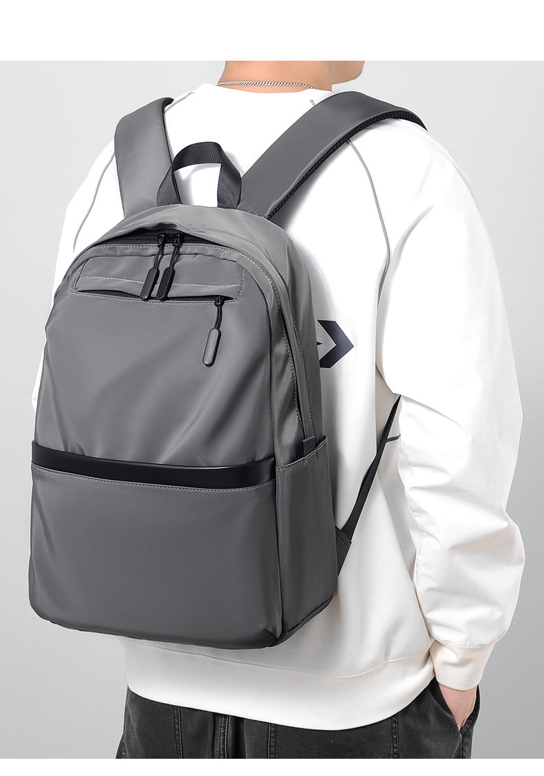 gray fanlosn lightweight laptop backpack,custom,model display