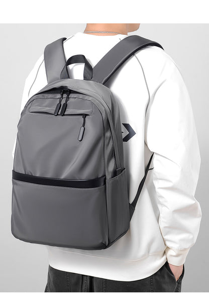 gray fanlosn lightweight laptop backpack,custom,model display