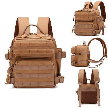 lightweight small backpack with multi-layer storage and breathable back support