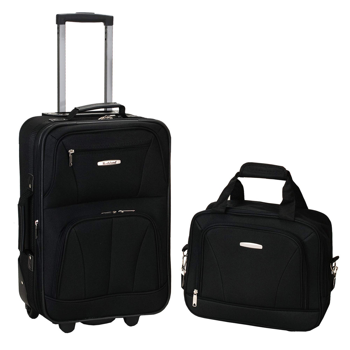 black oxford waterproof fanlosn luggage set,custom,front