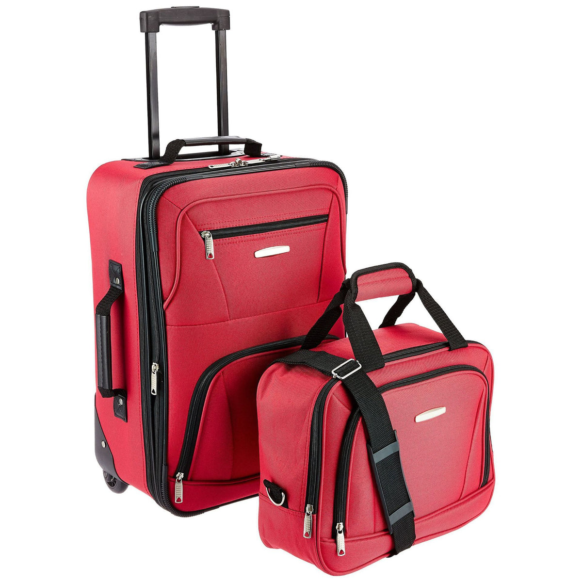 red oxford waterproof fanlosn luggage set,custom,front