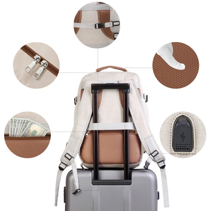 business backpack with luggage strap for travel