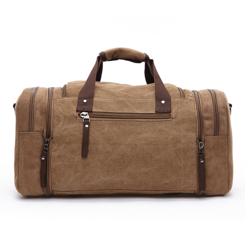 coffee canvas luggage travel bags,men,back