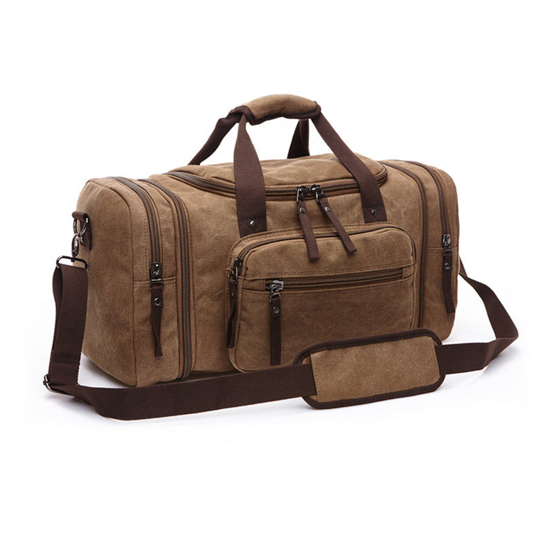 coffee canvas luggage travel bags,men,side