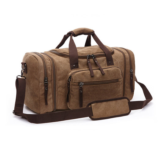 coffee canvas luggage travel bags,men,side