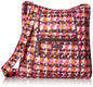red cotton messenger bag,women,front