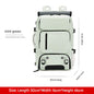 mint green travel laptop backpack with modern design