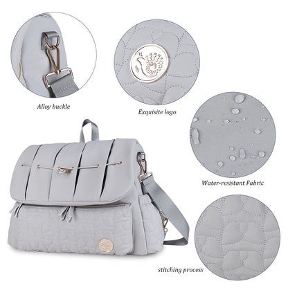 gray fanlosn polyester mummy travel bag,women,detail