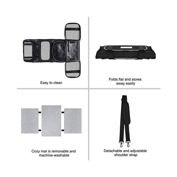 black expandable pet carrier,custom,display