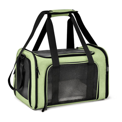 green cloth pet tote bag,custom,front