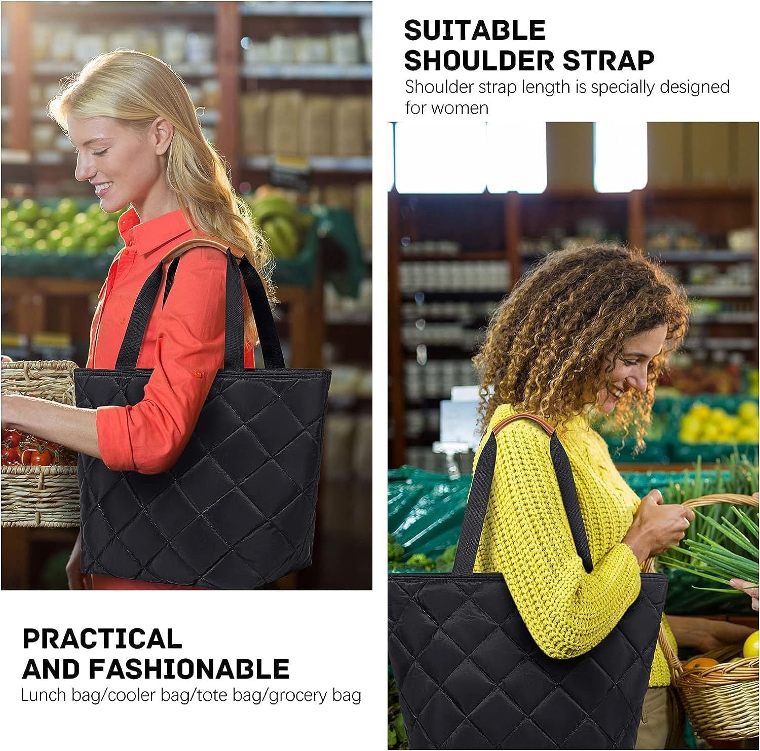 black large oxford picnic lunch bag,custom,model display