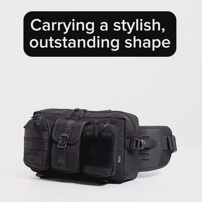 Customizable Men's Tactical Waistpack OutdoorMen's Bag Crossbody Bag