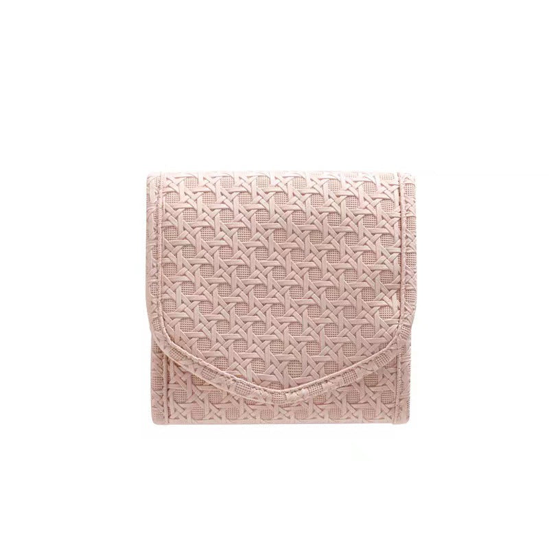 pu pink small jewelry case organizer