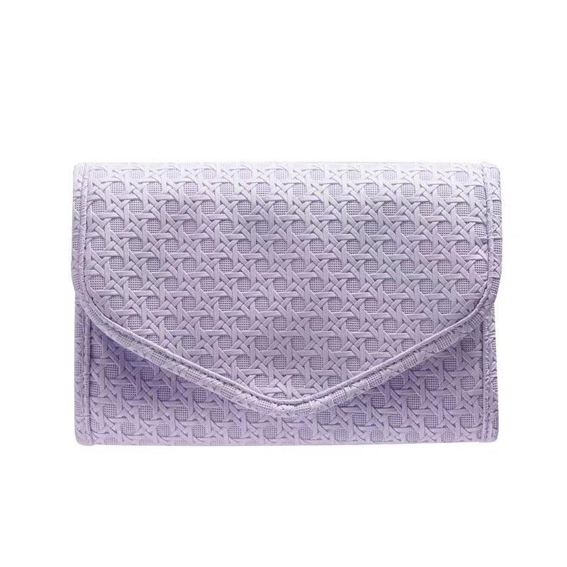 pu purple travel jewelry case organizer