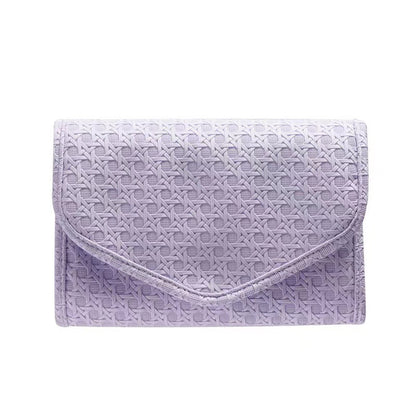 pu purple travel jewelry case organizer