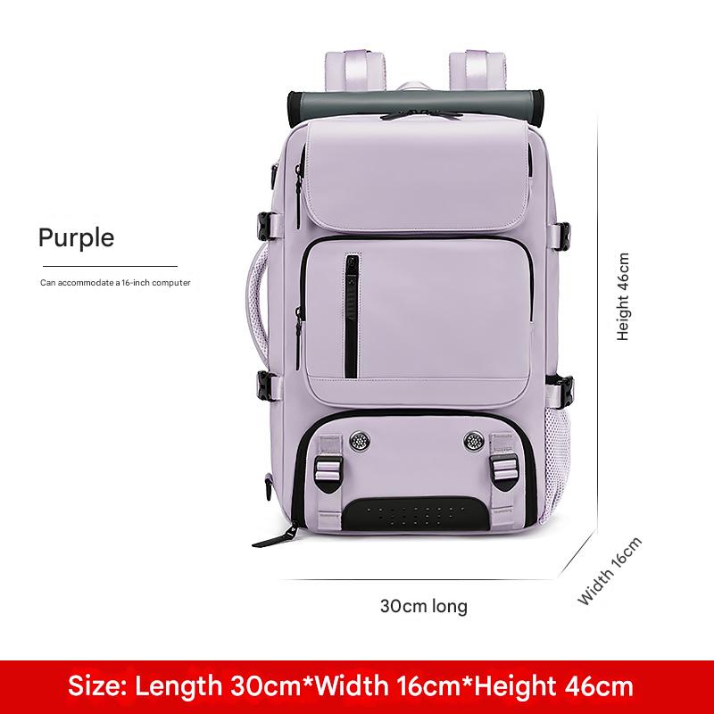 purple custom laptop backpack color option for wholesale orders