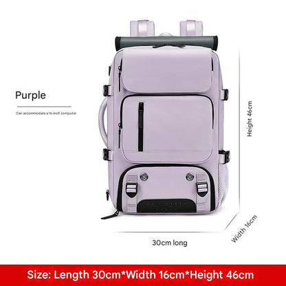 purple custom laptop backpack color option for wholesale orders