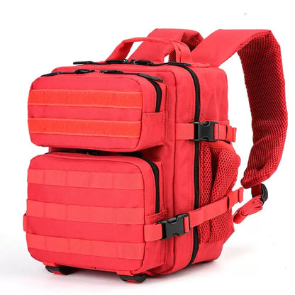 red mini sports backpack for gym travel camping and outdoor activities