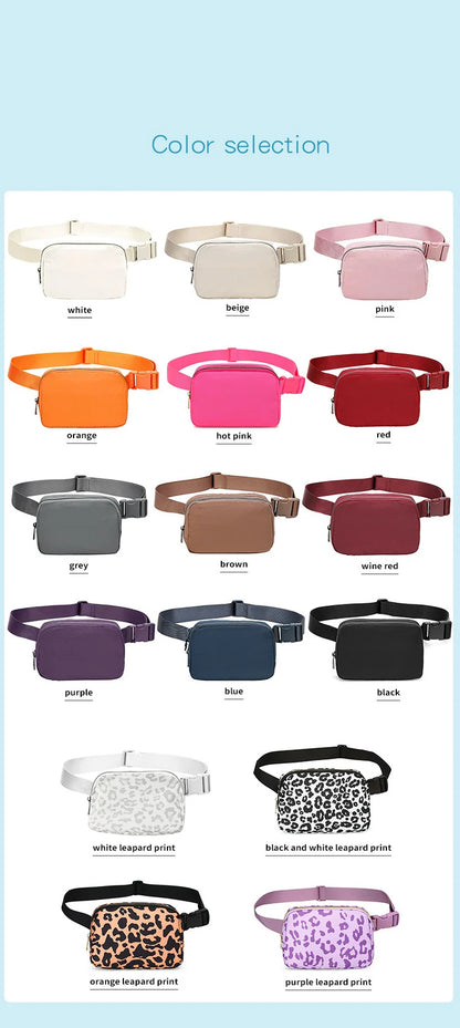 nylon running chest pack,custom,color display