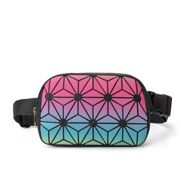colorful pu nylon running chest pack,custom,front