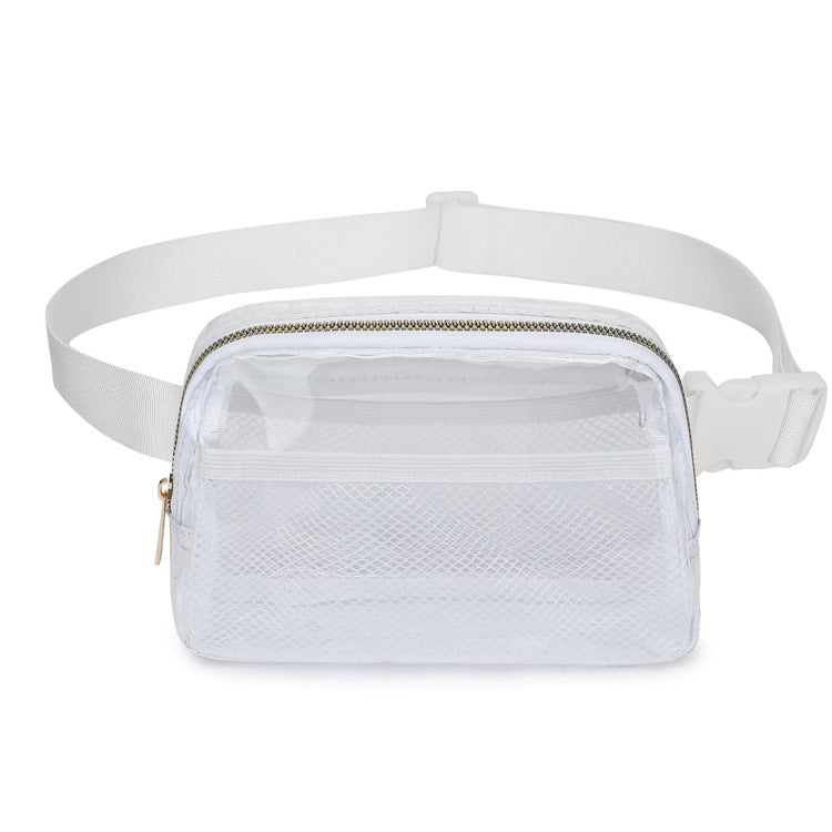 pvc transparent color nylon running chest pack,custom,front