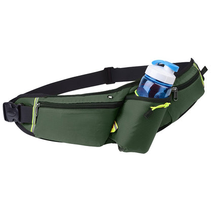 army green running phone waist bag,custom,front