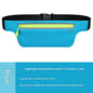 blue minimalist running waist bag,custom,front