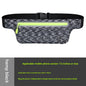 dazzling black minimalist running waist bag,custom,front