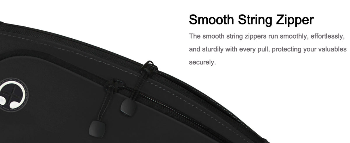 black polyester running waist pack,custom,detail 06
