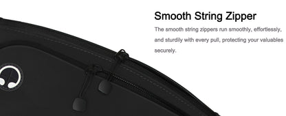black polyester running waist pack,custom,detail 06