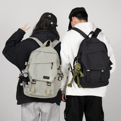 army green fanlosn forest style school backpack,custom,model display 03