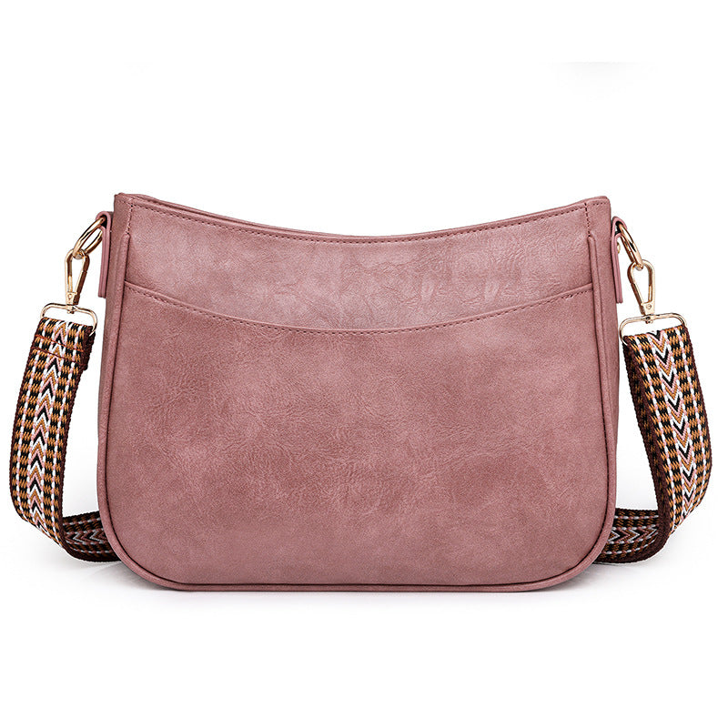 pu pink shoulder handbag,women,front 03
