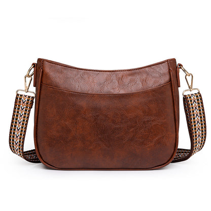 pu brown shoulder handbag,women,front 02