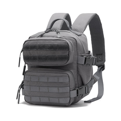 gray small backpack available in custom colors for wholesale orders