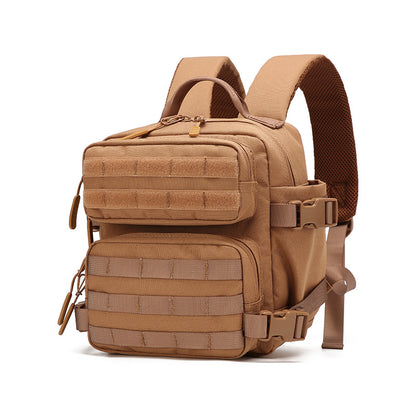 khaki small backpack available in custom colors for wholesale orders