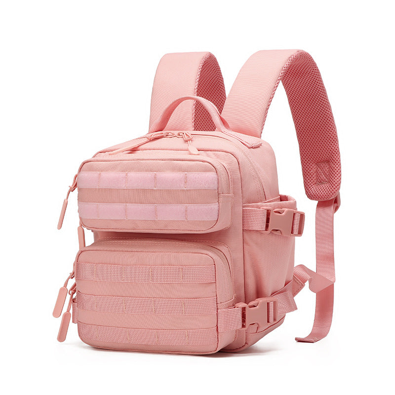 pink small backpack available in custom colors for wholesale orders