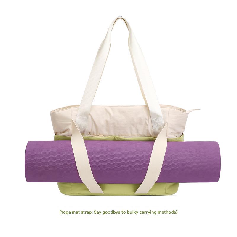 green nylon sports tote yoga bags,women,lifestyle