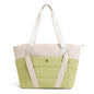 green nylon sports tote yoga bags,women,front 02