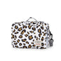 leopard print polyester stroller diaper bag,women,front