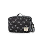 triangle print polyester stroller diaper bag,women,front