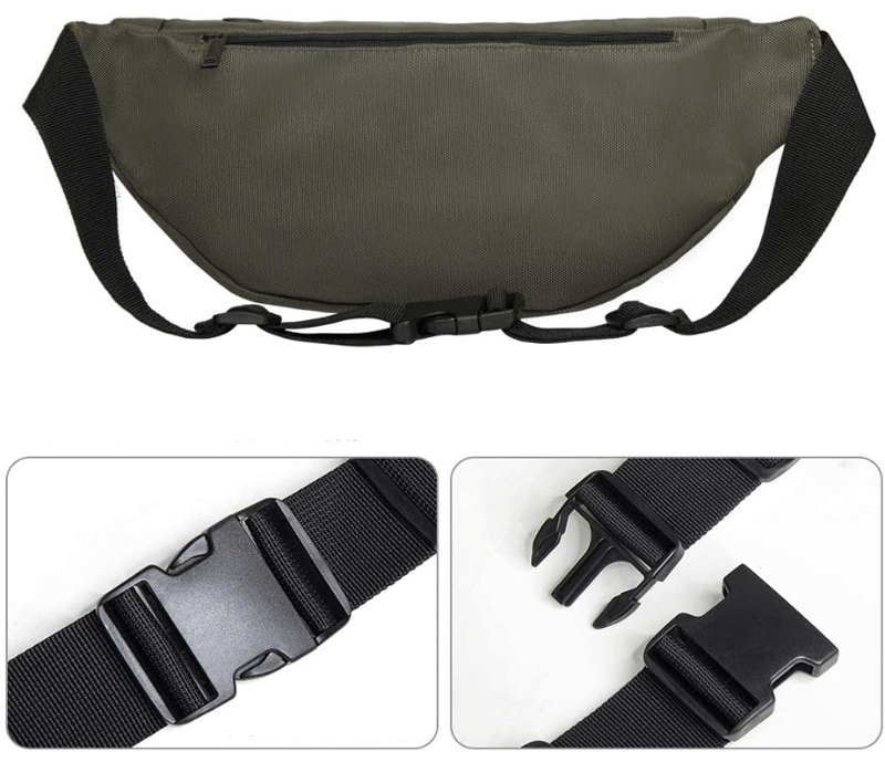 green rfid tactical crossbody chest bag,custom,back 02