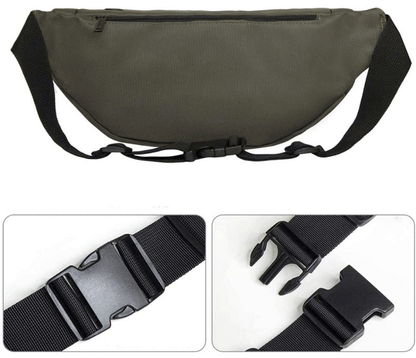 green rfid tactical crossbody chest bag,custom,back 02