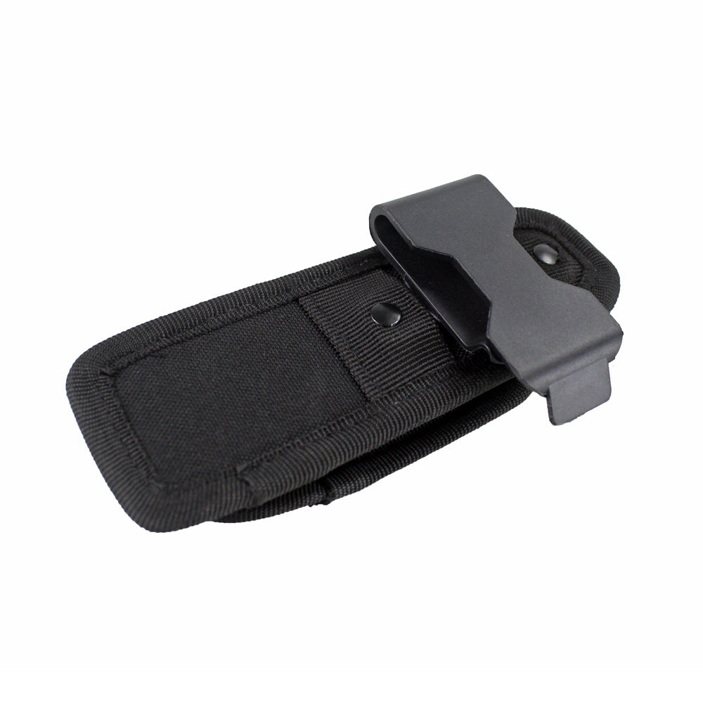 black nylon tactical flashlight holster,custom,flat