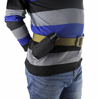 black nylon tactical flashlight holster,custom,model display