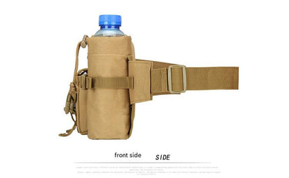 khaki polyester tactical hydration waist pack,custom,side
